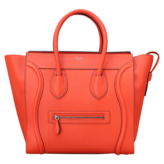 CELINE(USED)러기지 오렌지 미듐