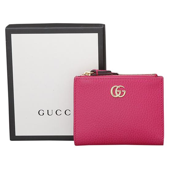 GUCCI(USED) 구찌 GG로고 마몽트 가죽 지갑