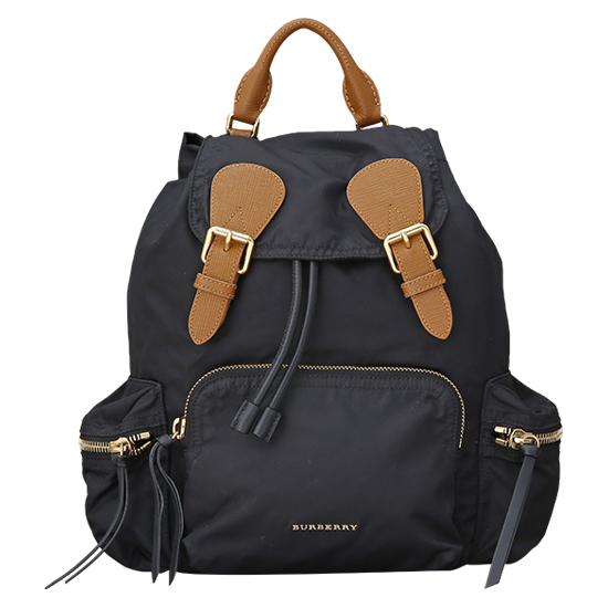 BURBERRY(USED)패브릭 블랙 럭색 백팩