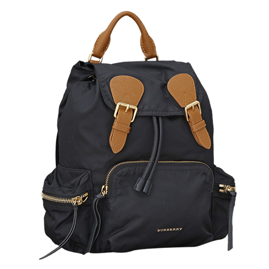 BURBERRY(USED)패브릭 블랙 럭색 백팩