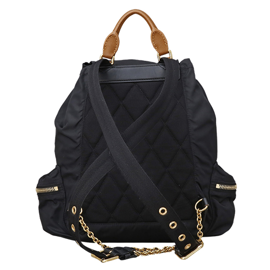 BURBERRY(USED)패브릭 블랙 럭색 백팩