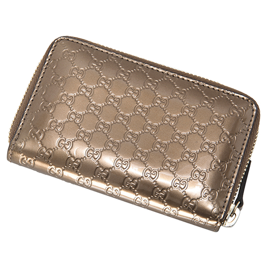 GUCCI(USED) 구찌 씨마레더 지피 카드, 명함지갑