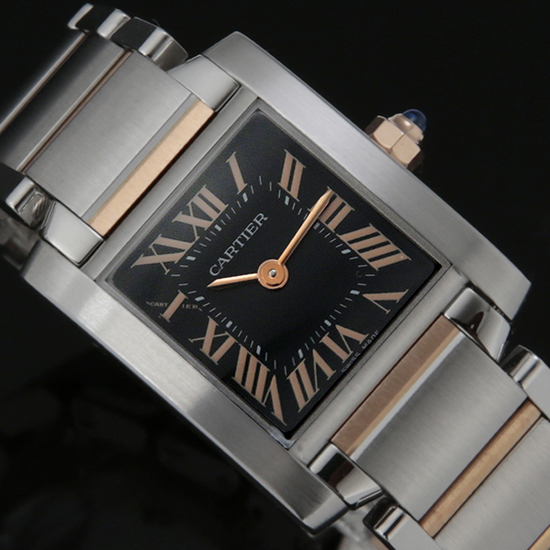 CARTIER(USED) 탱크 프랑세스 콤비 스몰