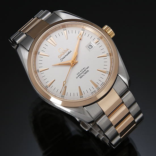 OMEGA(USED) 아쿠아테라 콤비 코엑셜