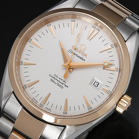 OMEGA(USED) 아쿠아테라 콤비 코엑셜