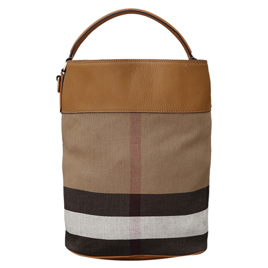 BURBERRY(USED)애쉬비 캔버스 체크 호보백
