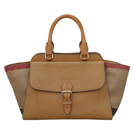 BURBERRY(USED)캔버스체크 토트겸 숄더백