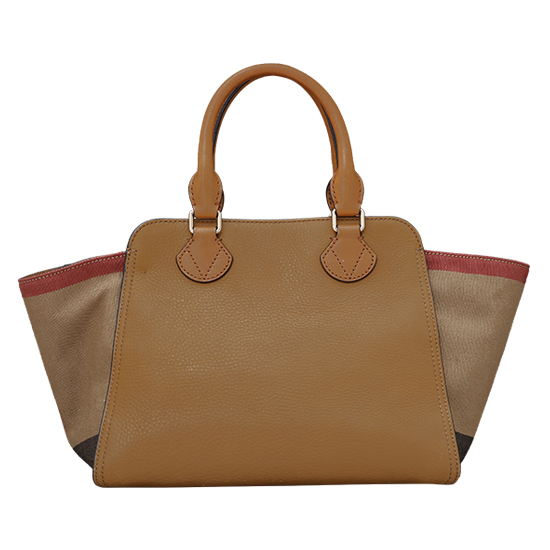 BURBERRY(USED)캔버스체크 토트겸 숄더백