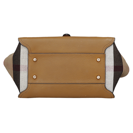 BURBERRY(USED)캔버스체크 토트겸 숄더백