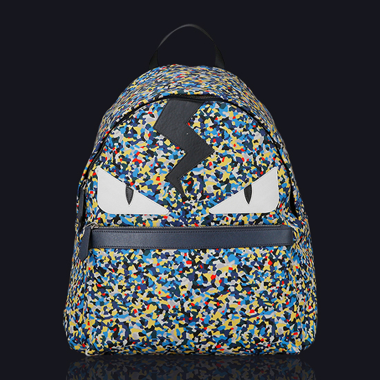 FENDI(USED)패브릭 몬스터 백팩