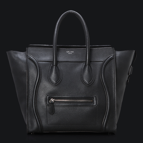 CELINE(USED)러기지 블랙 미듐 토트백