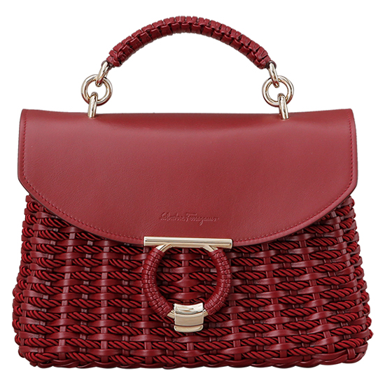 FERRAGAMO(USED)간치니 숄더백