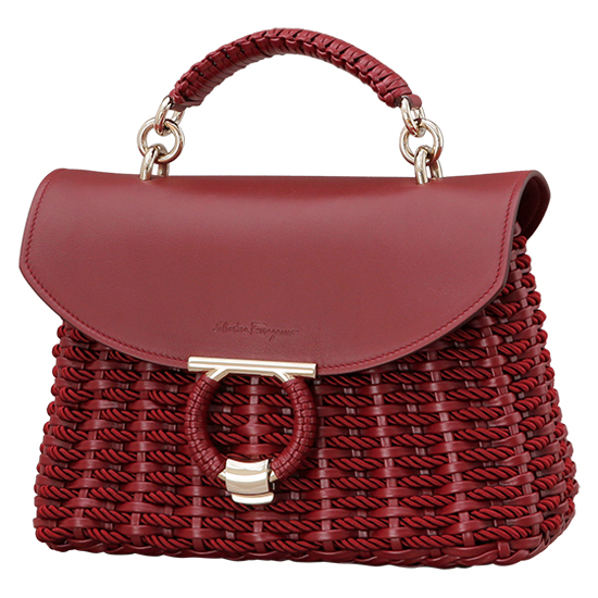 FERRAGAMO(USED)간치니 숄더백
