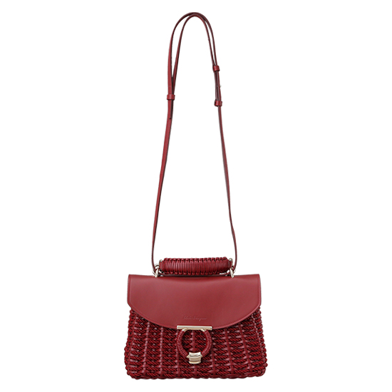 FERRAGAMO(USED)간치니 숄더백