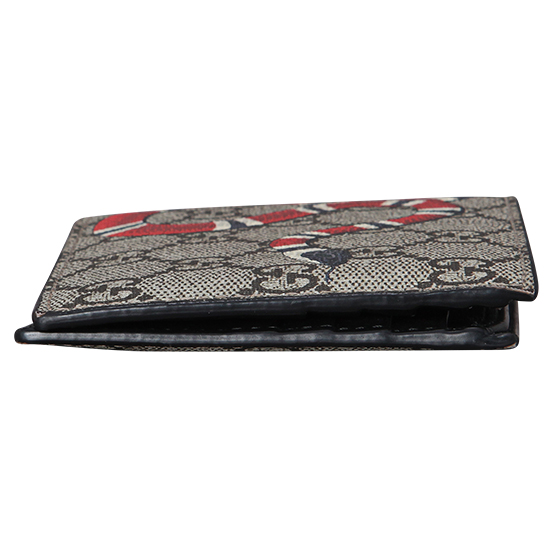 GUCCI(USED) 구찌 GG로고 PVC 스네이크 반지갑