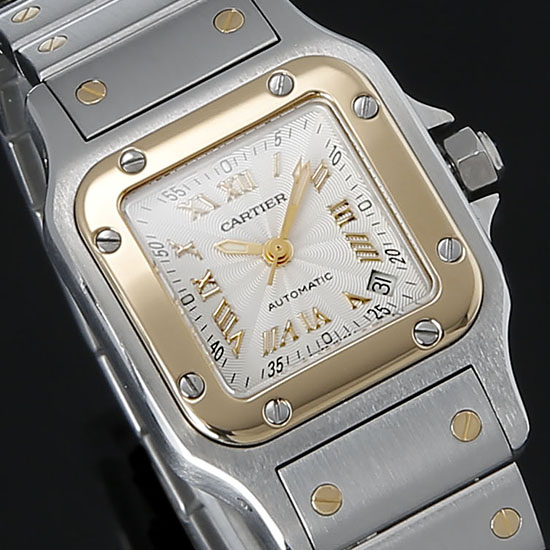 CARTIER(USED) 산토스 갈베 콤비 스몰