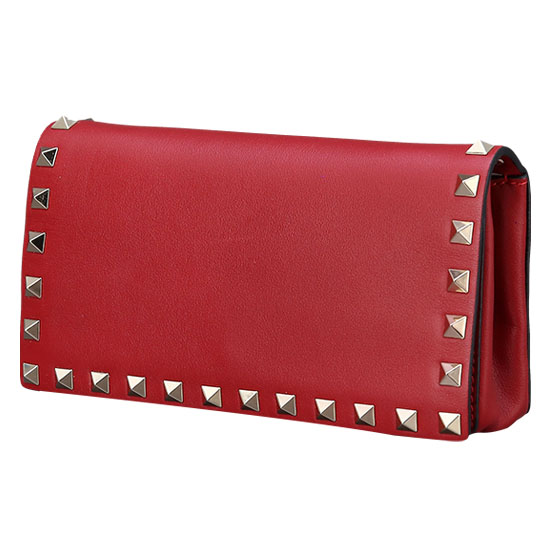 VALENTINO(USED)락스터드 레드 미니 크로스백