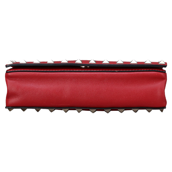 VALENTINO(USED)락스터드 레드 미니 크로스백