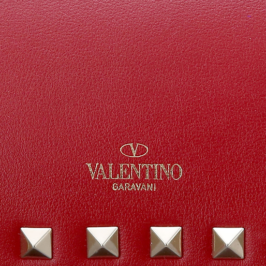 VALENTINO(USED)락스터드 레드 미니 크로스백