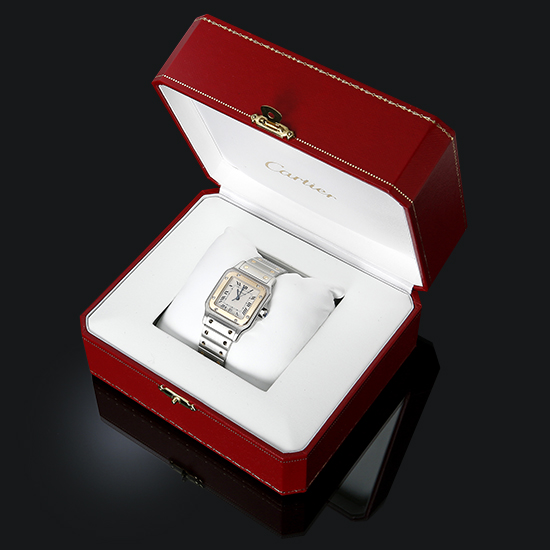 CARTIER(USED) 산토스 갈베 콤비 L