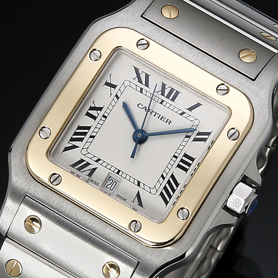 CARTIER(USED) 산토스 갈베 콤비 L