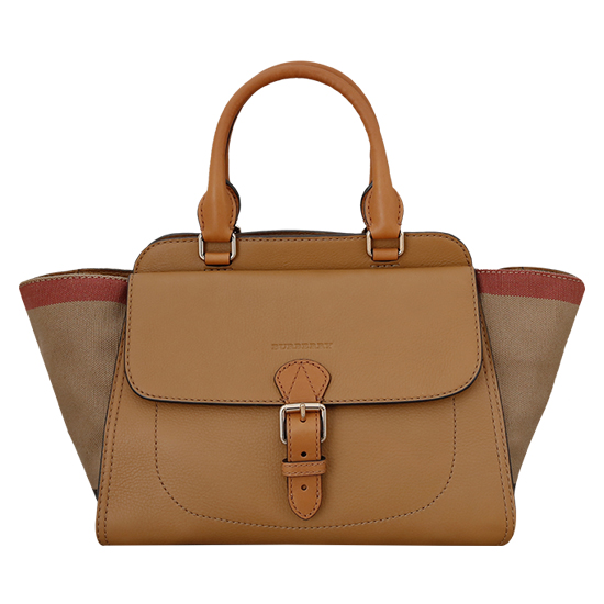 BURBERRY(USED)캔버스체크 토트겸 숄더백