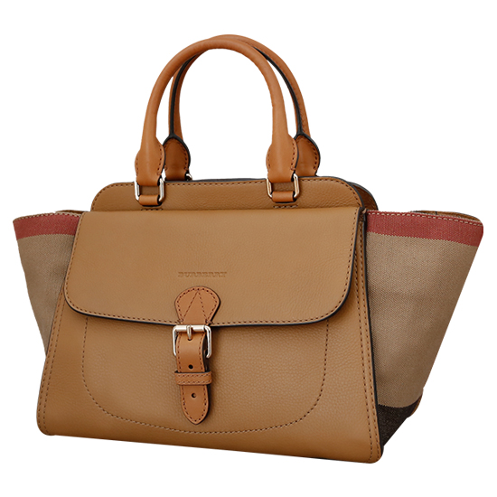 BURBERRY(USED)캔버스체크 토트겸 숄더백