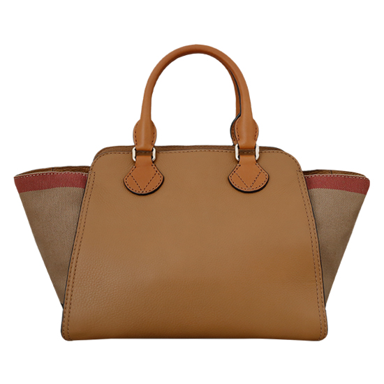 BURBERRY(USED)캔버스체크 토트겸 숄더백