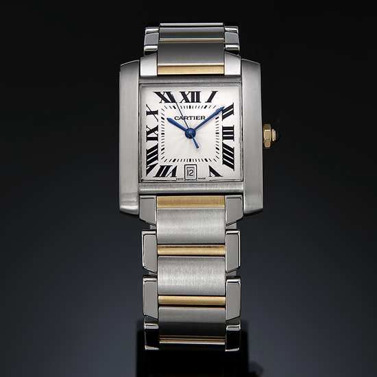 CARTIER(USED) 탱크 프랑세스 콤비 L