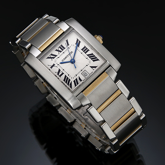 CARTIER(USED) 탱크 프랑세스 콤비 L