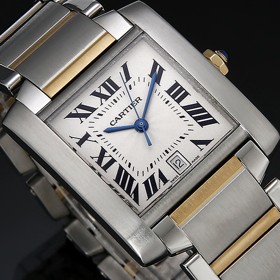 CARTIER(USED) 탱크 프랑세스 콤비 L
