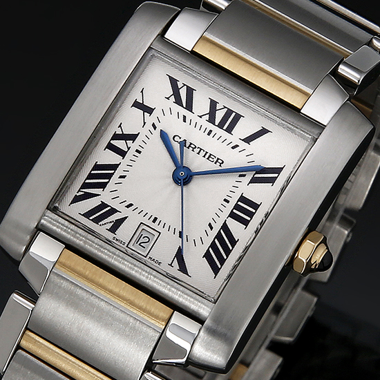CARTIER(USED) 탱크 프랑세스 콤비 L