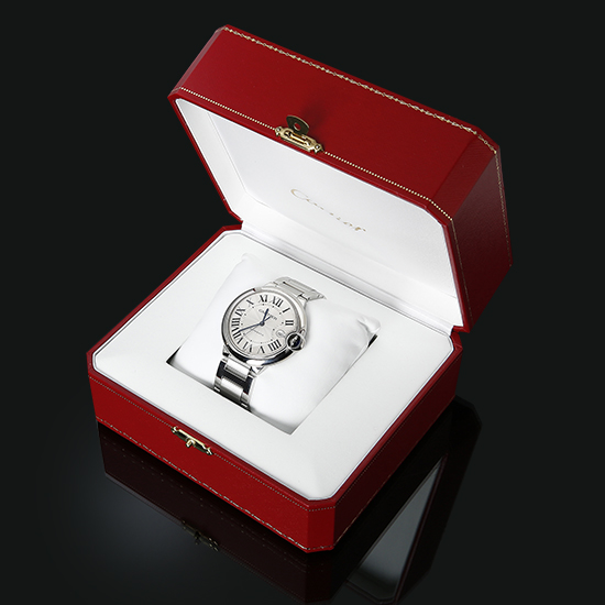 CARTIER(USED) 발롱블루 스틸 42 오토