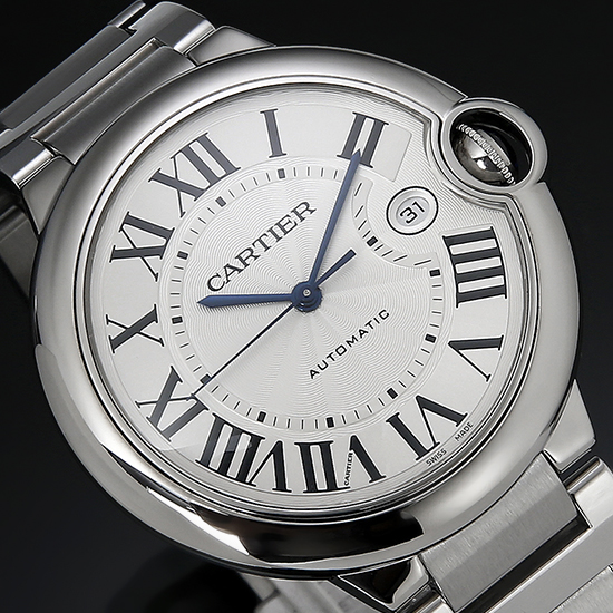 CARTIER(USED) 발롱블루 스틸 42 오토