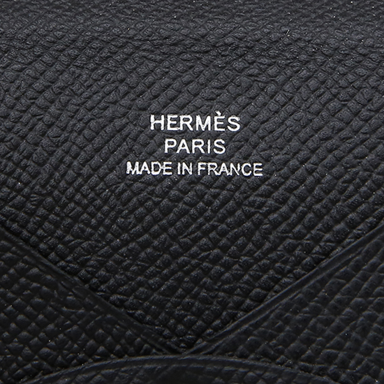 HERMES(USED) 에르메스 블랙 앱송 카드지갑