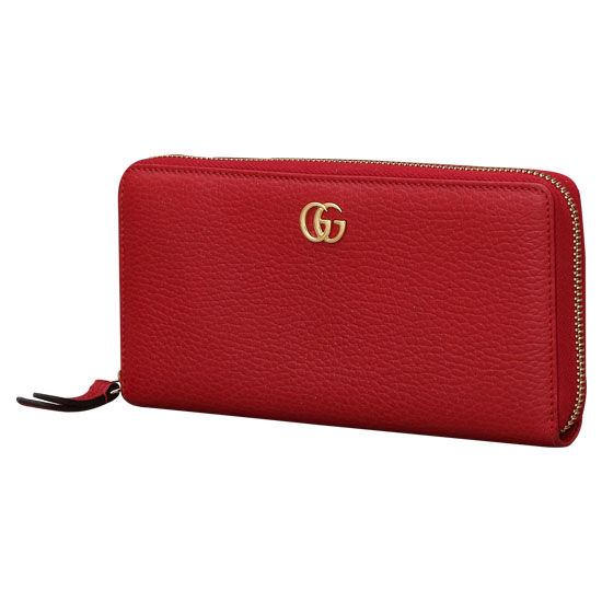 GUCCI(USED) 구찌 GG로고 마몽트 지퍼 장지갑