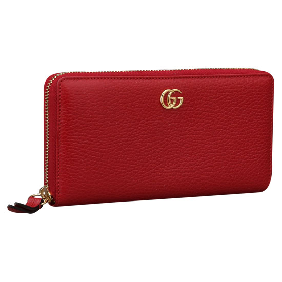 GUCCI(USED) 구찌 GG로고 마몽트 지퍼 장지갑