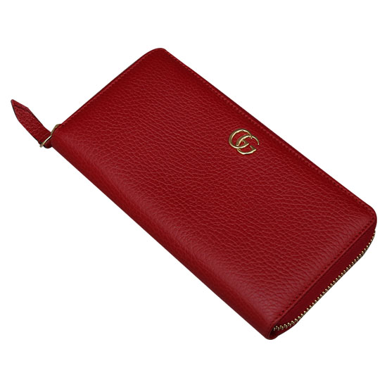 GUCCI(USED) 구찌 GG로고 마몽트 지퍼 장지갑
