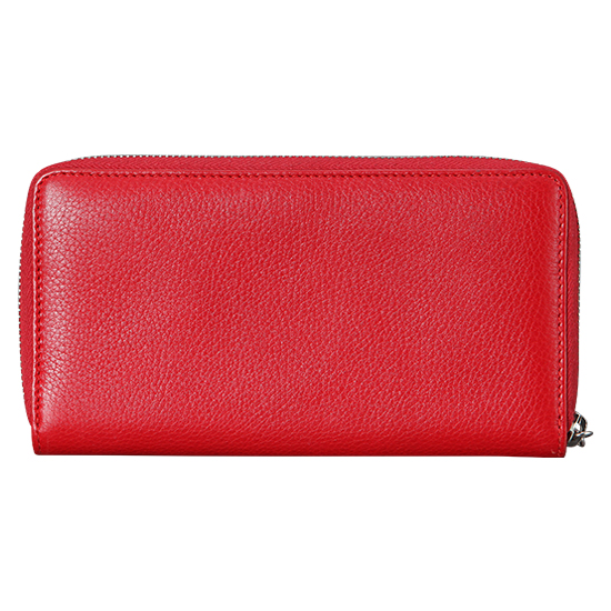 GUCCI(USED) 구찌 뱀부 테슬장식 씨마 레더 지피 장지갑