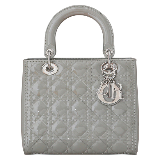 CHRISTIAN DIOR(USED)레이디 디올 미듐 페이던트 그레