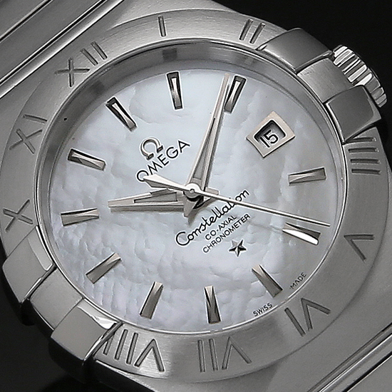 OMEGA(USED)뉴 컨스틸레이션 스틸 자개판