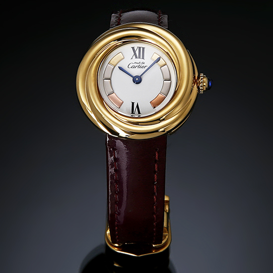 CARTIER(USED) 트리니티 버메일 금장 레이디