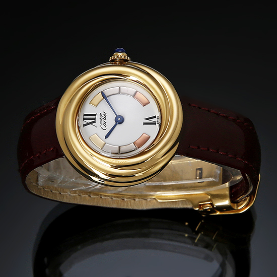 CARTIER(USED) 트리니티 버메일 금장 레이디