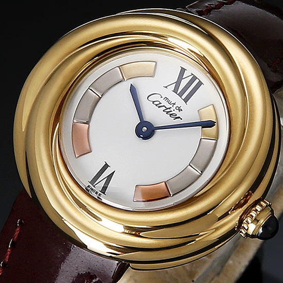 CARTIER(USED) 트리니티 버메일 금장 레이디