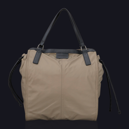 BURBERRY(USED)브라운 패브릭 숄더백