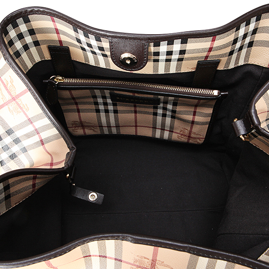 BURBERRY(USED)노바체크 PVC 숄더백