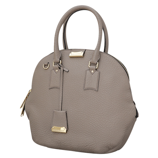 BURBERRY(USED)그레이 레더 오차드백