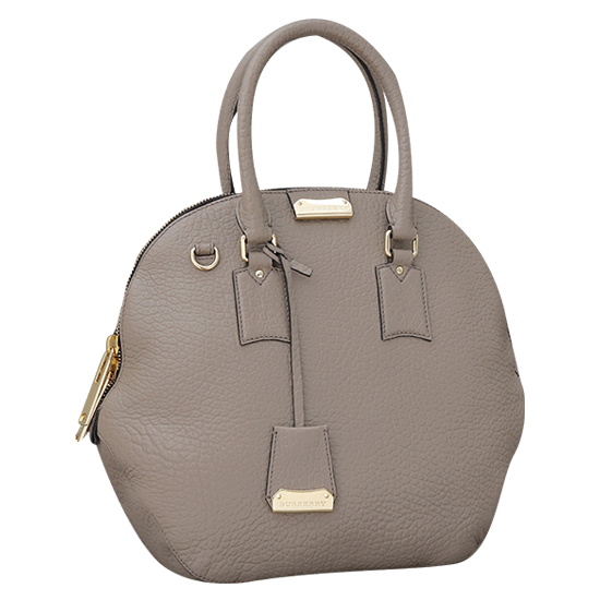 BURBERRY(USED)그레이 레더 오차드백