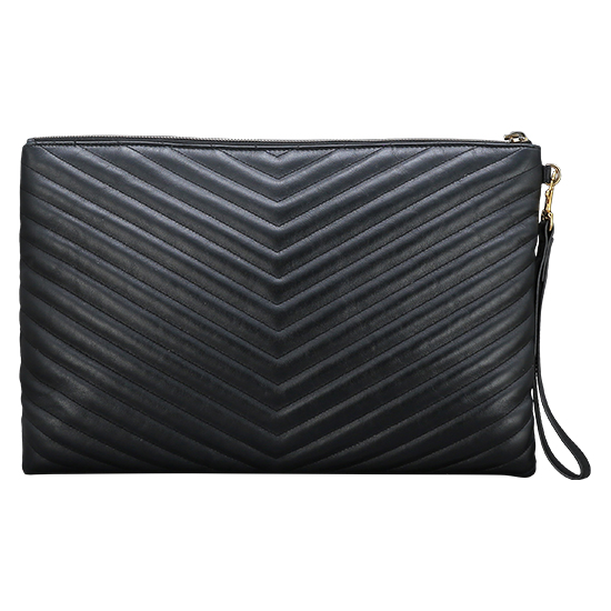 Yves Saint Laurent(USED)모노그램 쉐브론 클러치
