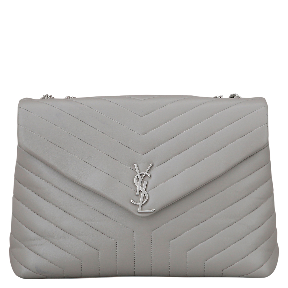 Yves Saint Laurent(USED)루 라지 그레이 숄더백